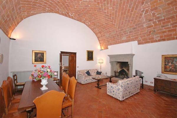 Ferienhaus Toskana mit Pool 12 Personen Lucignano - Wohnzimmer